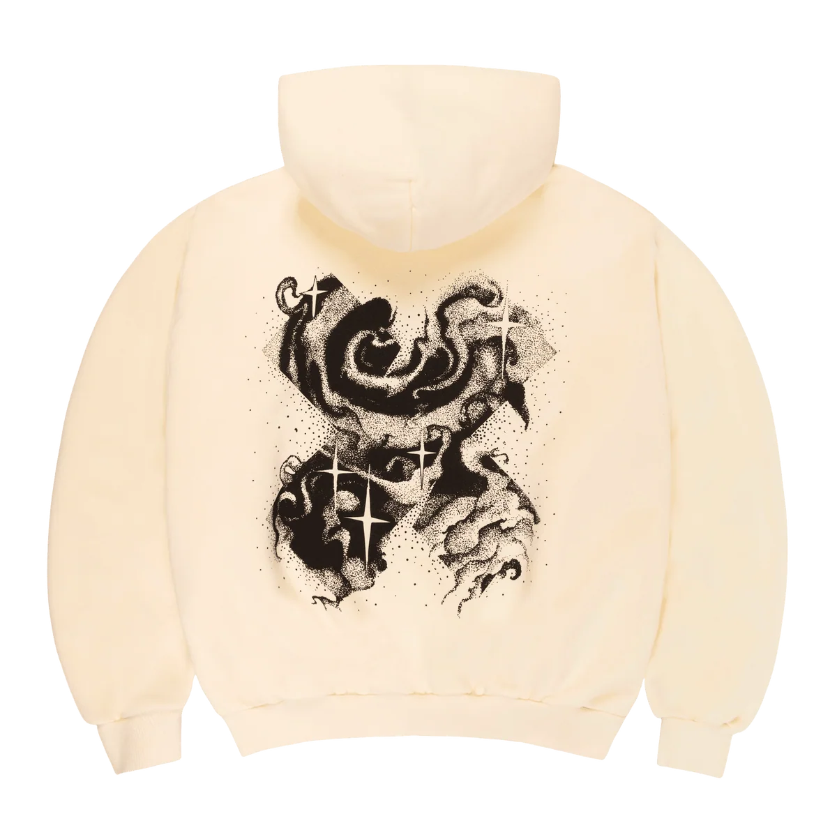 CopyofStarryNight-Hoodie-OffWhite-Back Starry Night Hoodie Cream